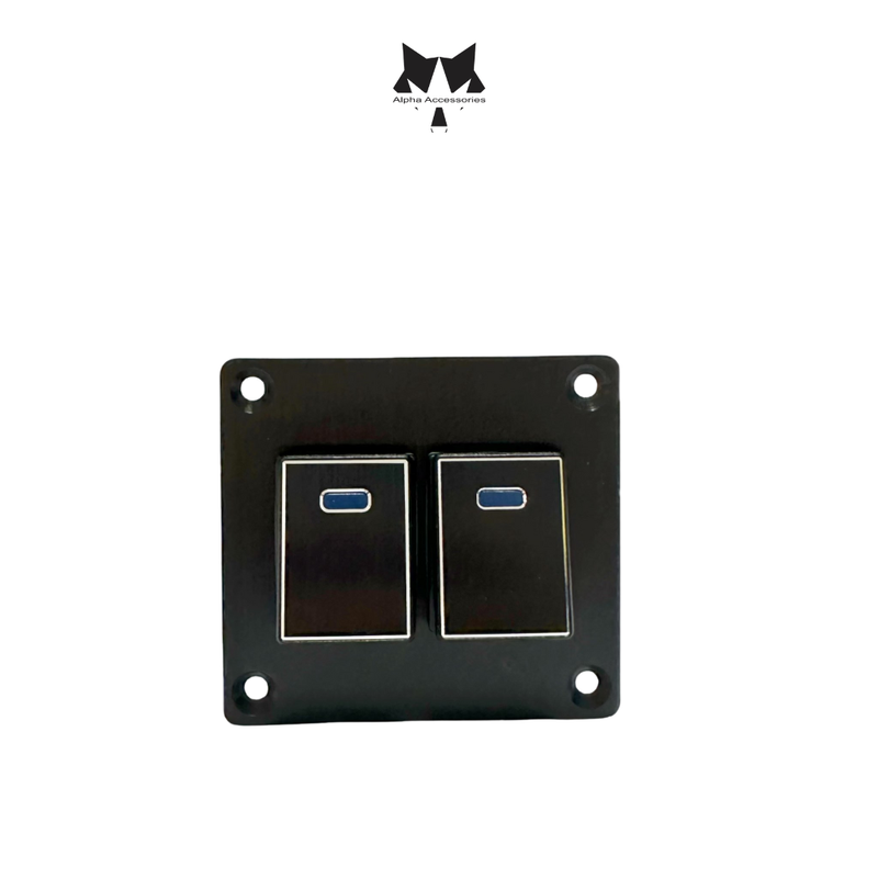 Lumeno | 2 Way Switch Panel