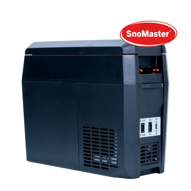 SnoMaster | 12L Plastic Portable Fridge/Freezer (DC - Black)