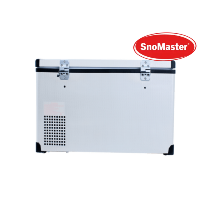 SnoMaster | SnoMaster - 65L Low Profile Single Compartment Portable Fridge/Freezer AC/DC - Stainless Steel