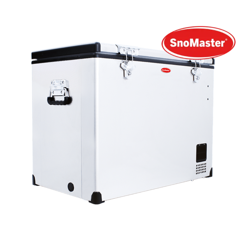 SnoMaster | 80L Single Compartment Portable Fridge/Freezer (AC/DC - Stainless Steel)