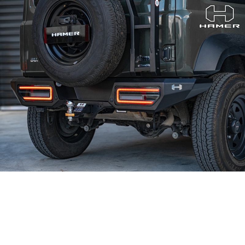 Hamer Rear Bumper Hamer | Suzuki Jimny M-SeriesRear Bumper — Alpha Accessories (Pty) Ltd