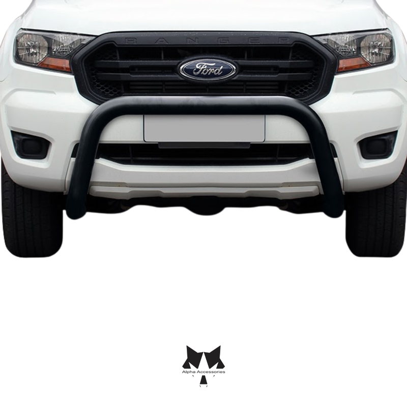Maxe | MLA Ranger T7 2016 - 2022 Black Stainless Steel Fleet Nudge Bar