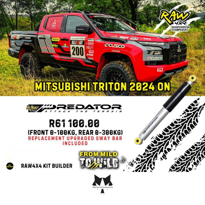 Raw4x4 | Mitsubishi Triton 2024+ Suspension Upgrade