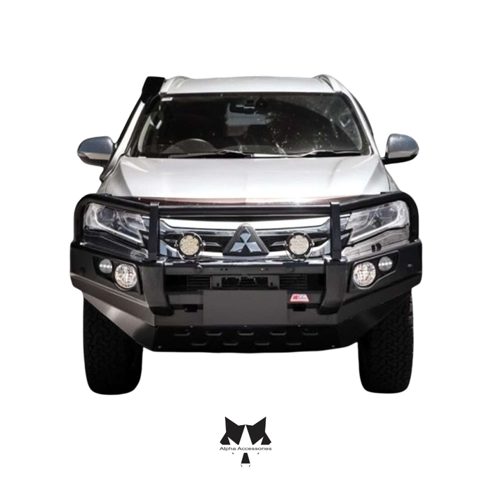 Runva | Mitsubishi Triton MR Series 2019 - 2025 Post Type Front Bumper Replacement Bullbar