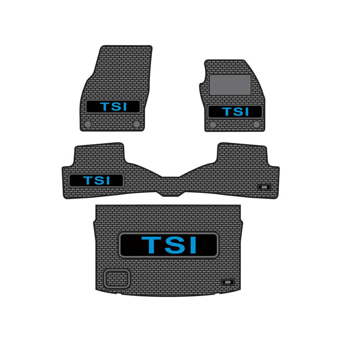 Volkswagen Polo Hatchback Full Set - Polo TSI - Blue