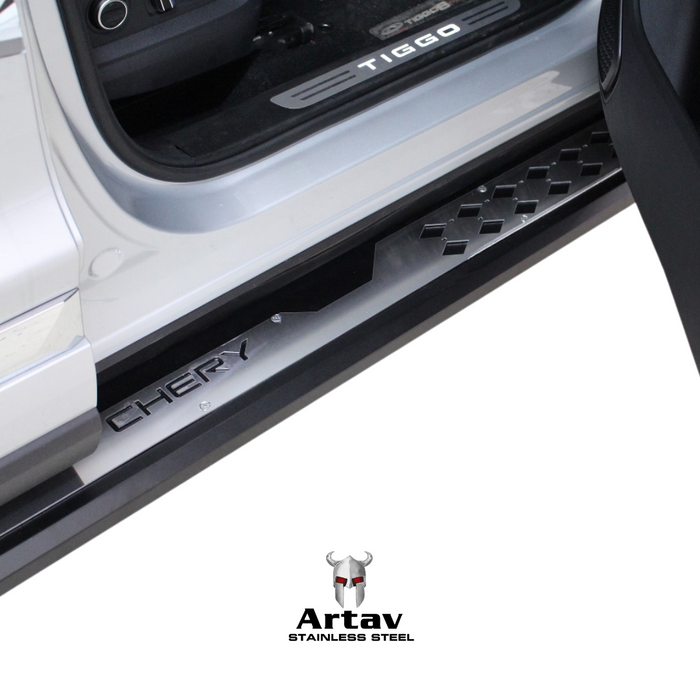 Artav | Chery Tiggo Running Boards Set (Fits both Tiggo 7 & Tiggo 8 Models)