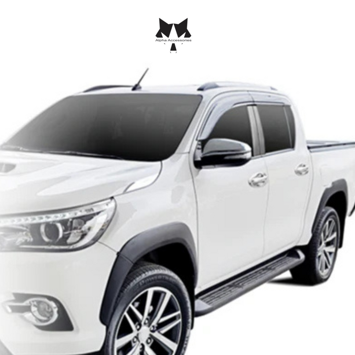 Toyota Hilux | Wheel Arches Plain Black 2016+
