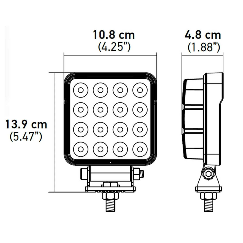 Hella | Valuefit Square LED Worklight 25W - SPOT