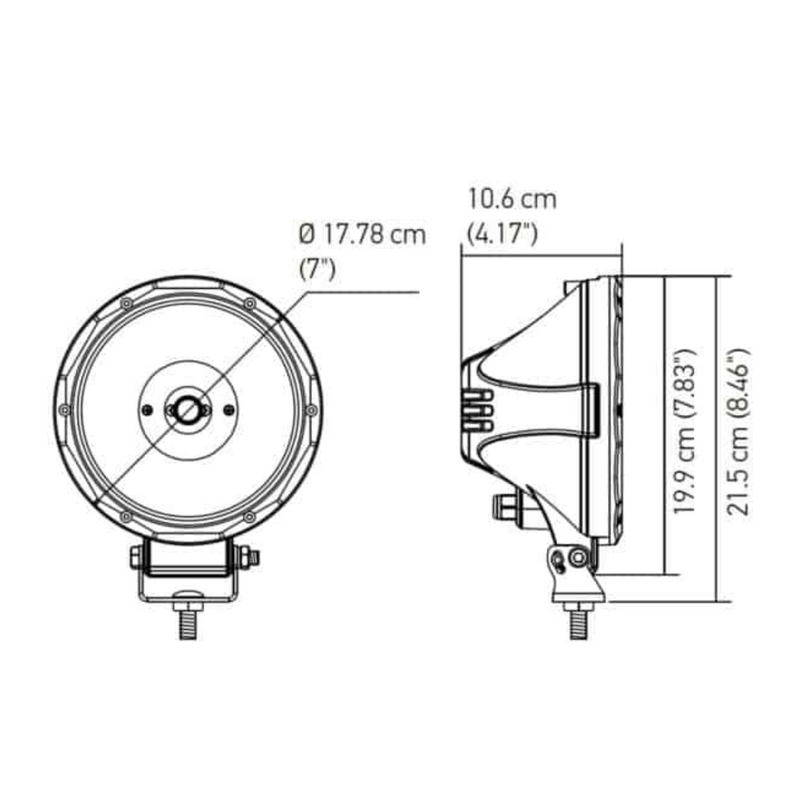 Hella | ValueFit 7” Spot Light (Single)