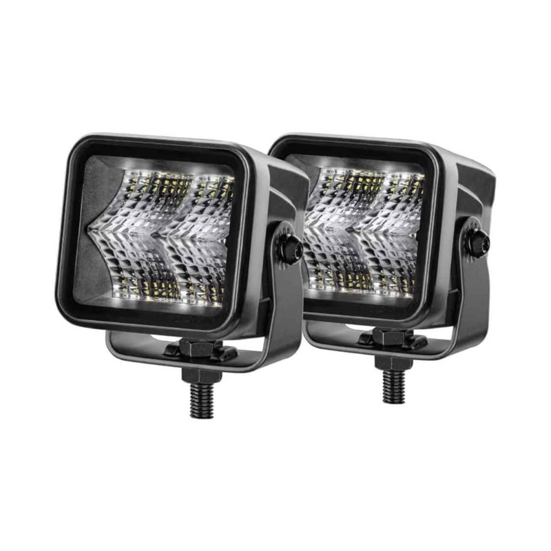 Hella | LED Black Magic 2.7" Cube Kit – (Flood) - (Set of 2)