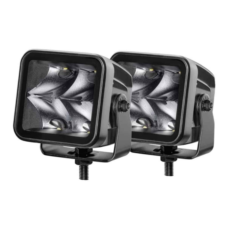 Hella | LED Black Magic 3.2" Cube Kit – (Spot) - Set of 2