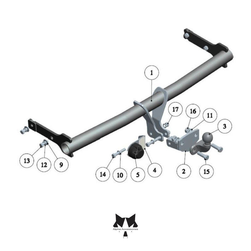 Bosal | Volkswagen Polo Hatch & Sedan 2018+ Towbar