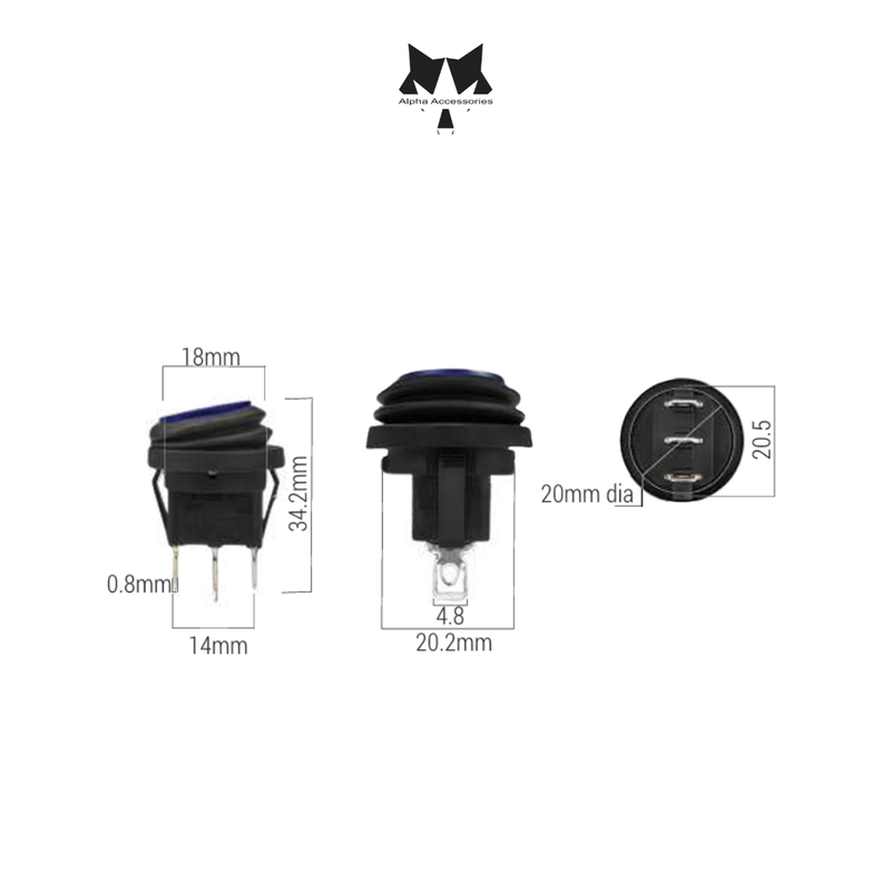 Lumeno | 14Amp Waterproof Switch