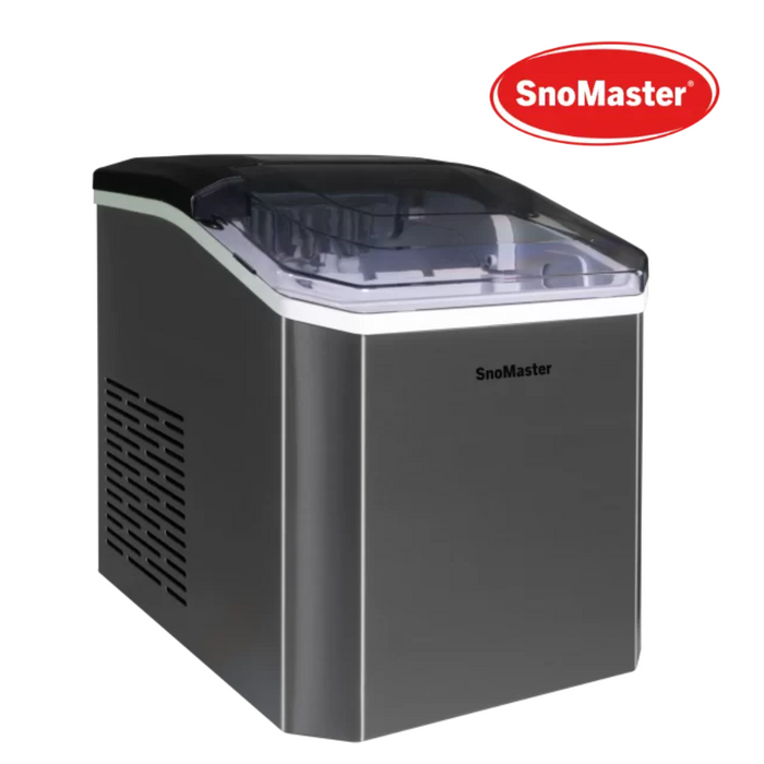 SnoMaster | 12Kg/24Hr Counter-Top Bullet Type Ice-Maker - Stainless Steel