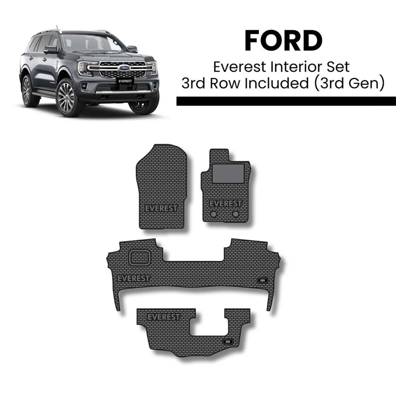 Ford Everest Interior Set - 3rd - 3rd Row Interior Mat