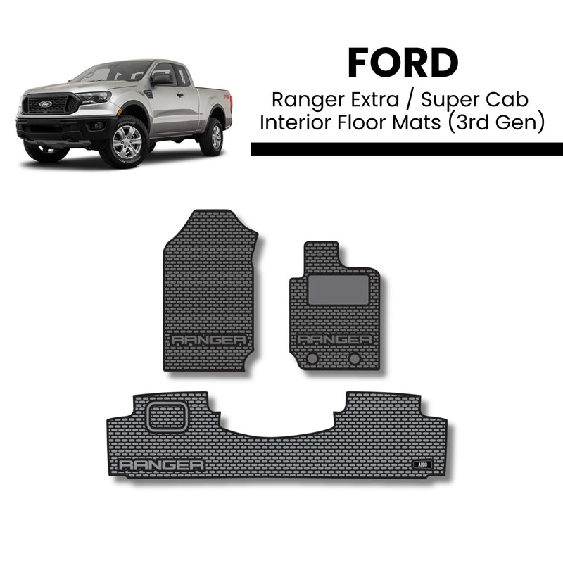 Addo | Ford Ranger Extra/Super Cab Interior Set - 3rd