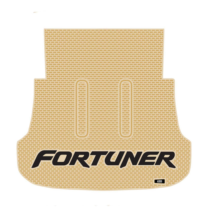 Toyota Fortuner GD6 Boot Mat - Cut-out with removable inserts - Beige