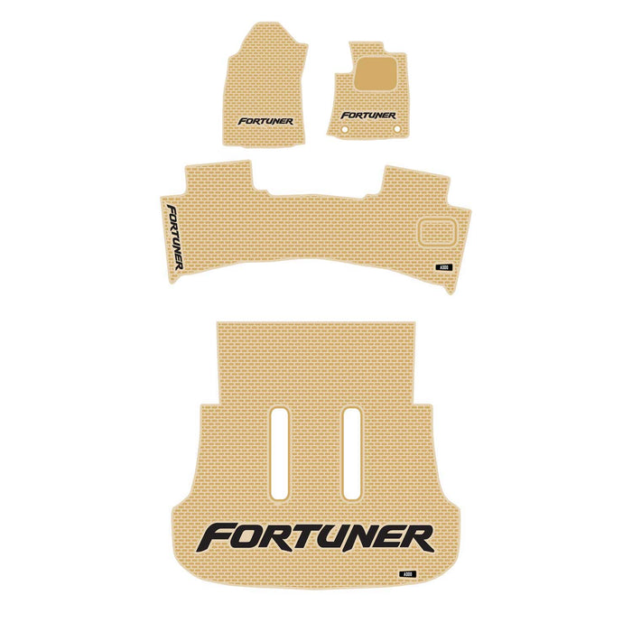 Toyota Fortuner GD6 Full Set - Automatic - Cut-out with removable inserts - Standard - Extended - Beige