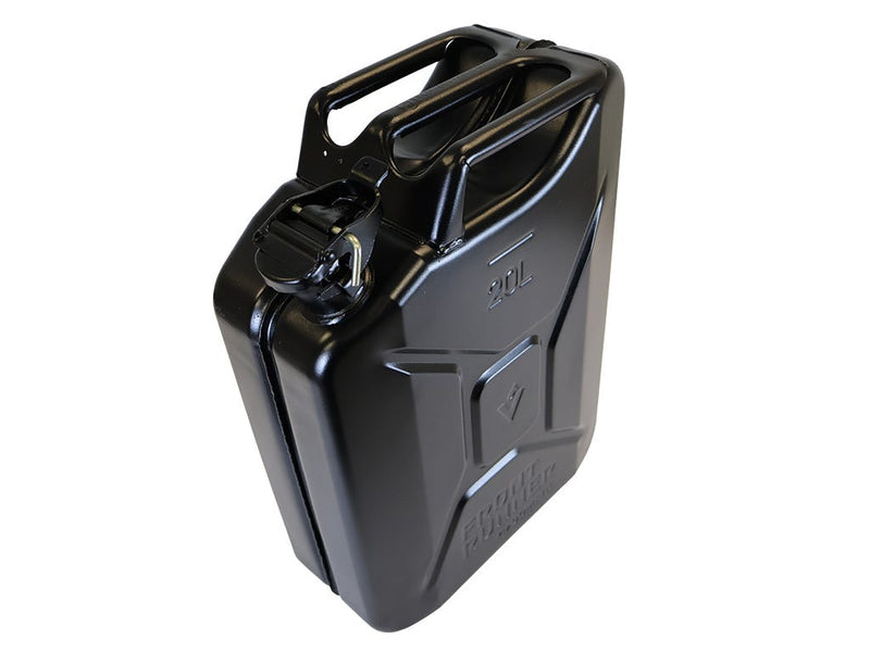 20l Fuel Jerry Can - Black Steel Finish