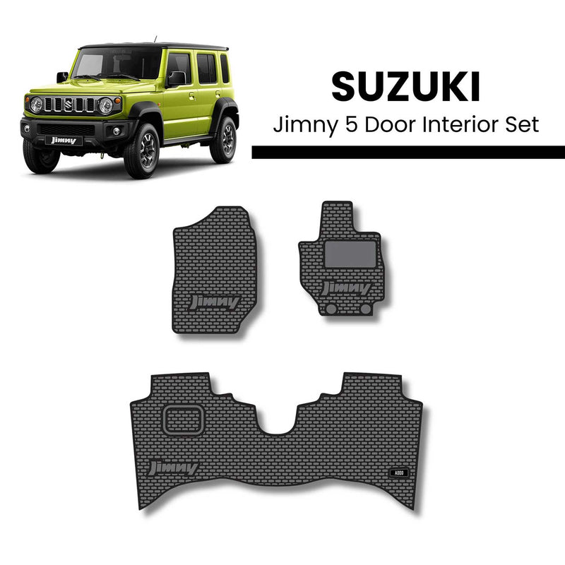 Suzuki Jimny 5 Door Interior Set - Automatic - My Jimny has clip-in pins to hold the drivers mat in place