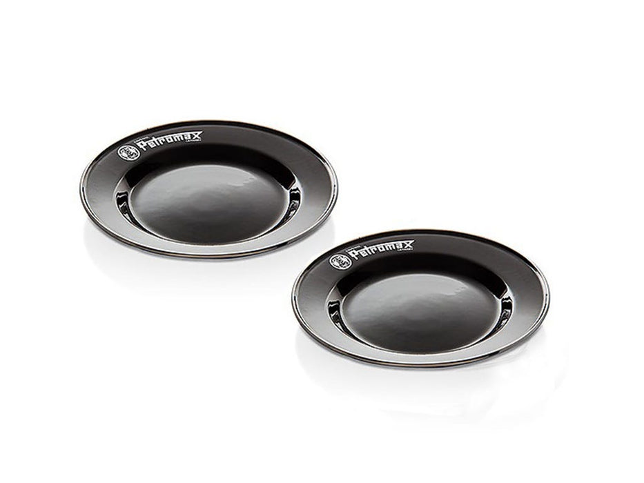 Enamel Plates / 2 Piece / Black