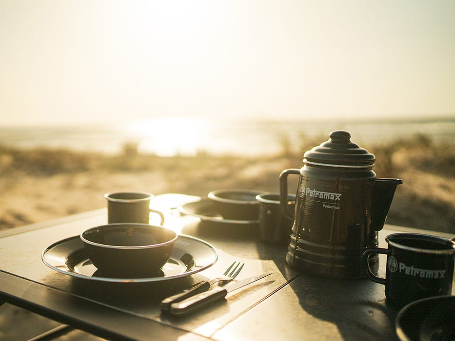 Enamel Plates / 2 Piece / Black