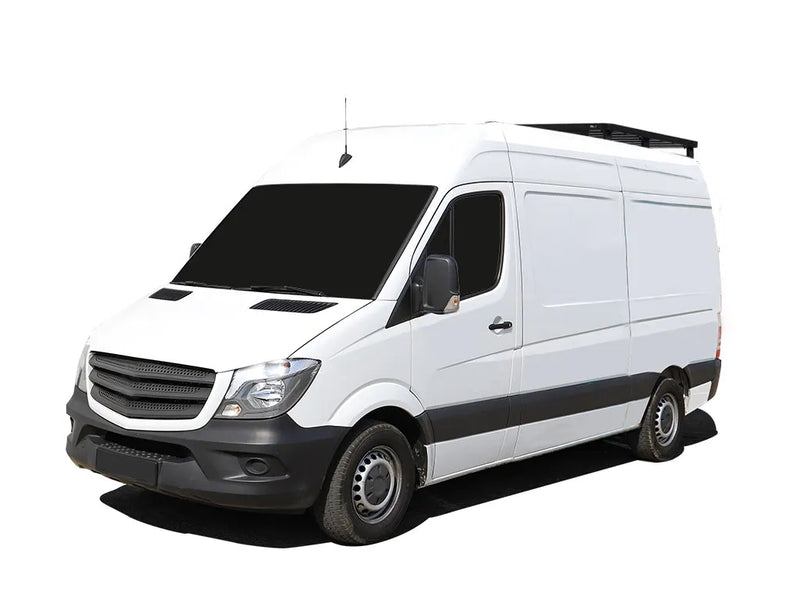 Mercedes-Benz Sprinter 128"/144"/170" / L1/L2/L3 / SWB/MWB/LWB Wheelbase w/o OEM Tracks (2006-Current) Slimline II 1/4 Roof Rack Kit / Tall