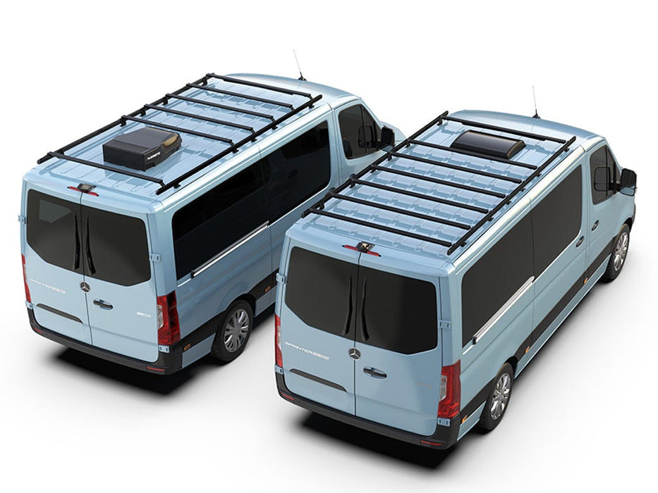 Mercedes-Benz Sprinter (L2H1/144in MWB/Standard Roof) (2007-Current) Slimpro Van Rack Kit