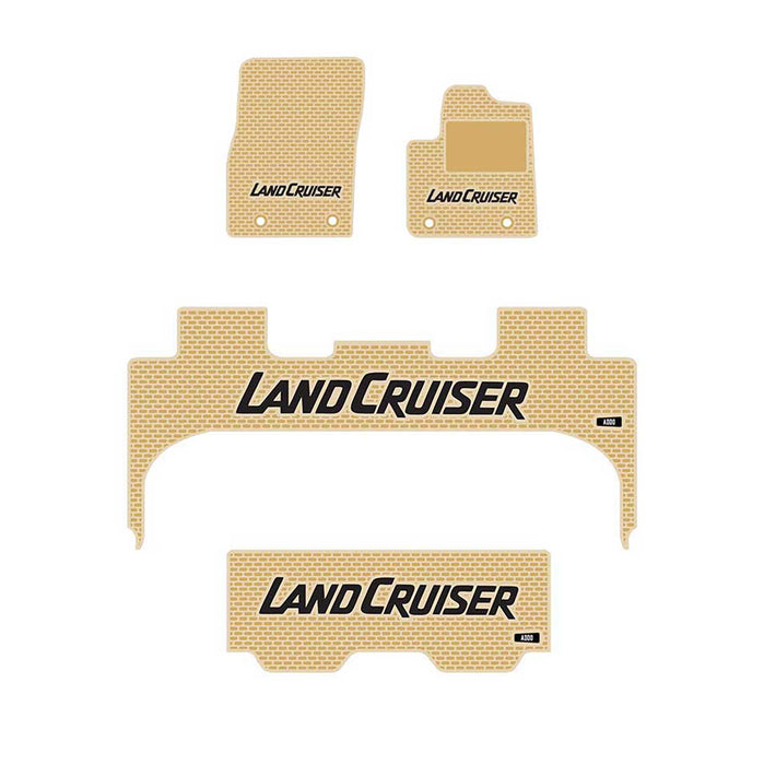 Toyota Land Cruiser 300 Series Interior Set - 3rd Row Interior Mat - Beige