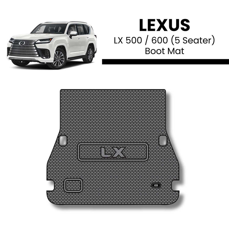 Lexus LX 500/600 (5 Seater) Boot Mat