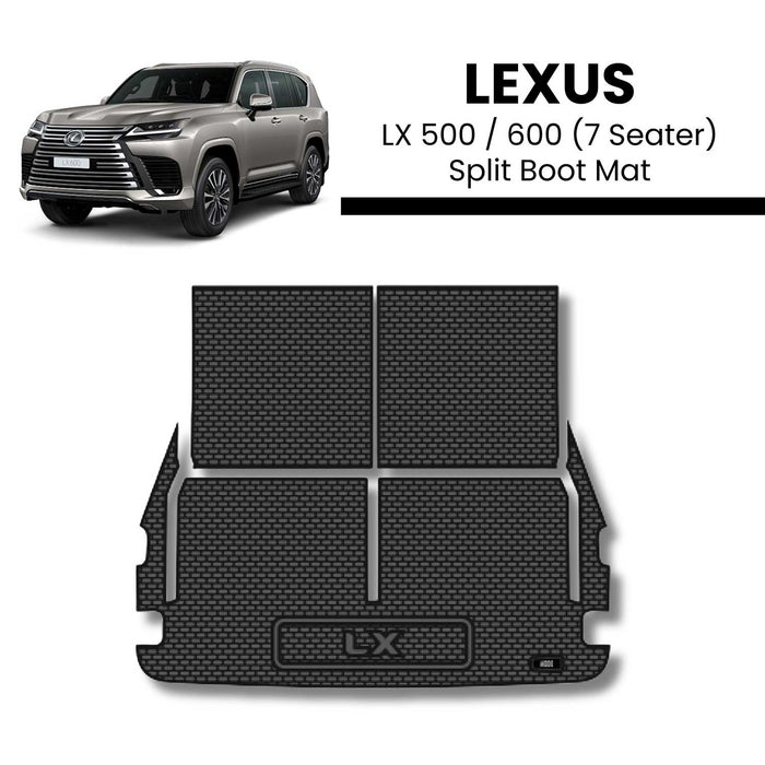 Lexus LX 500/600 (7 Seater) Split Boot Mat