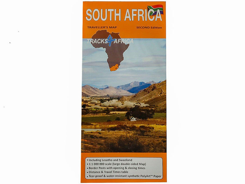 South Africa T4A Map - by Tracks 4 Africa