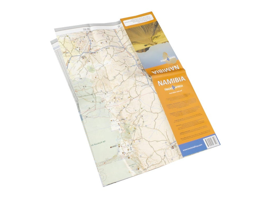 Namibia T4A Map - by Tracks 4 Africa