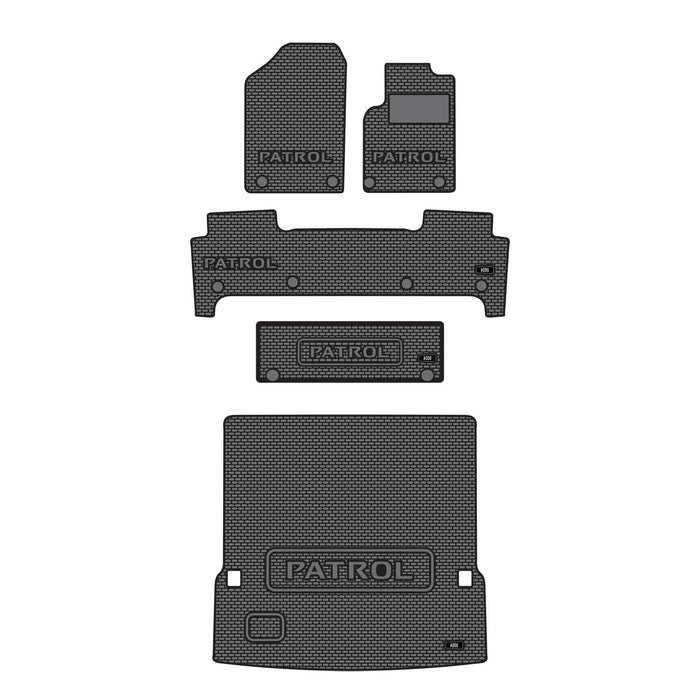 Nissan Patrol Y62 Full Set - Black - Set 2