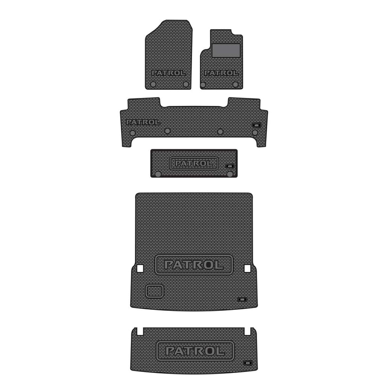 Nissan Patrol Y62 Full Set - Black - Complete Set