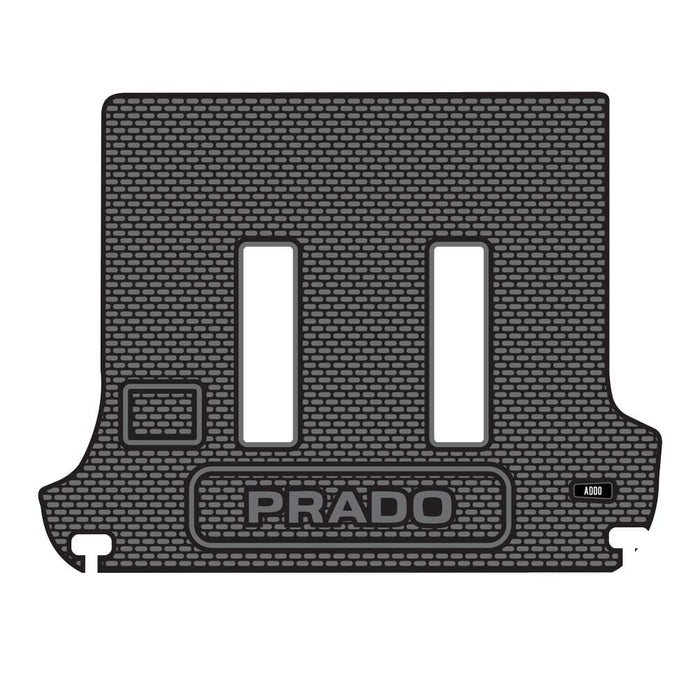 Toyota Land Cruiser Prado 120 Boot Mat - Black - Cut Out