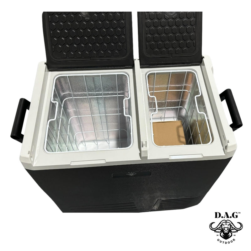D.A.G | 75L Double Door Fridge