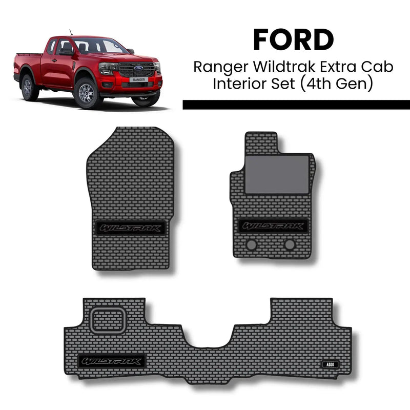 Addo | Ford Ranger Wildtrak Extra/Super Cab Interior Set - Grey