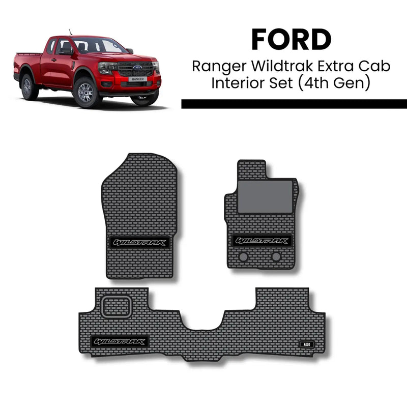 Addo | Ford Ranger Wildtrak Extra/Super Cab Interior Set - White