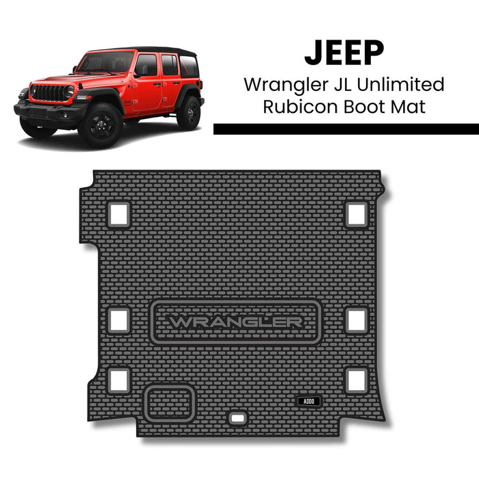 Jeep Wrangler JL Unlimited Rubicon 5 Door Boot Mat