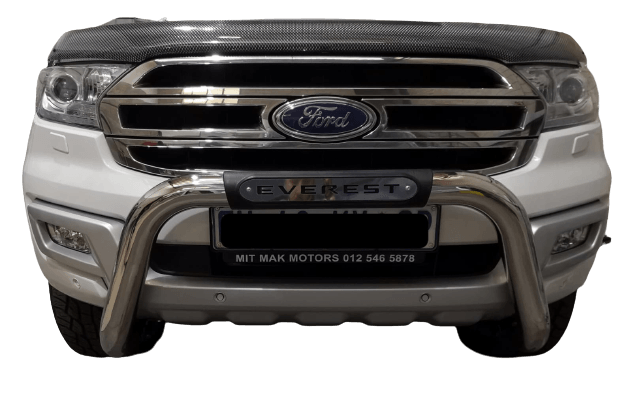 Ford Everest PDC Friendly Stainless Steel Nudge Bar - Alpha Accessories (Pty) Ltd