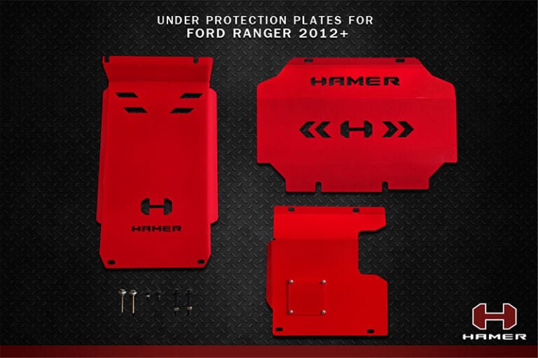 Ford Ranger 3 Piece Hamar Underbody Protection Plates - Alpha Accessories (Pty) Ltd