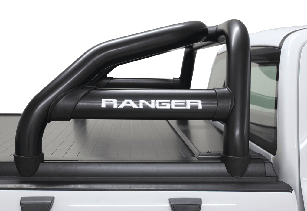 Ford Ranger Black Pre-Cut Sports Bar (fits 218 Securi-Lid) - Alpha Accessories (Pty) Ltd