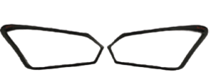 Isuzu D-Max Head light trims 2016-2020 - Alpha Accessories (Pty) Ltd