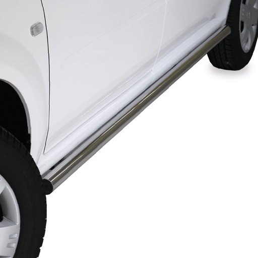 Nissan NP200 Stainless Steel Side Bars - Alpha Accessories (Pty) Ltd