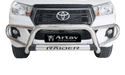 Toyota Hilux Stainless Steel Tri Bumper 2016 - 2019 - Alpha Accessories (Pty) Ltd