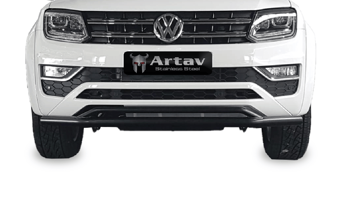 VW Amarok Black Front Styling Bar - Alpha Accessories (Pty) Ltd