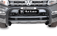 VW Amarok Black PDC Friendly Nudge Bar - Alpha Accessories (Pty) Ltd