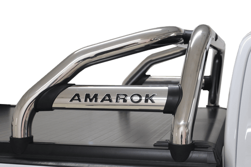 VW Amarok Stainless Steel Pre-Cut Sports Bar (fits 218 Securi-Lid) - Alpha Accessories (Pty) Ltd